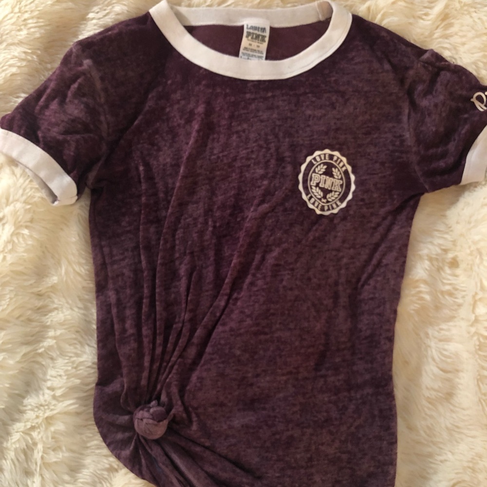 burgundy PINK t-shirt
